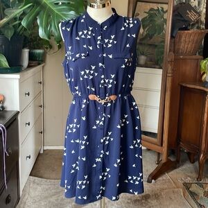 Always Indigo Dress, Size 1X